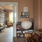 Modern Rice Paper Floor Lamp for Living Room and Bedroom — Halden Lighting