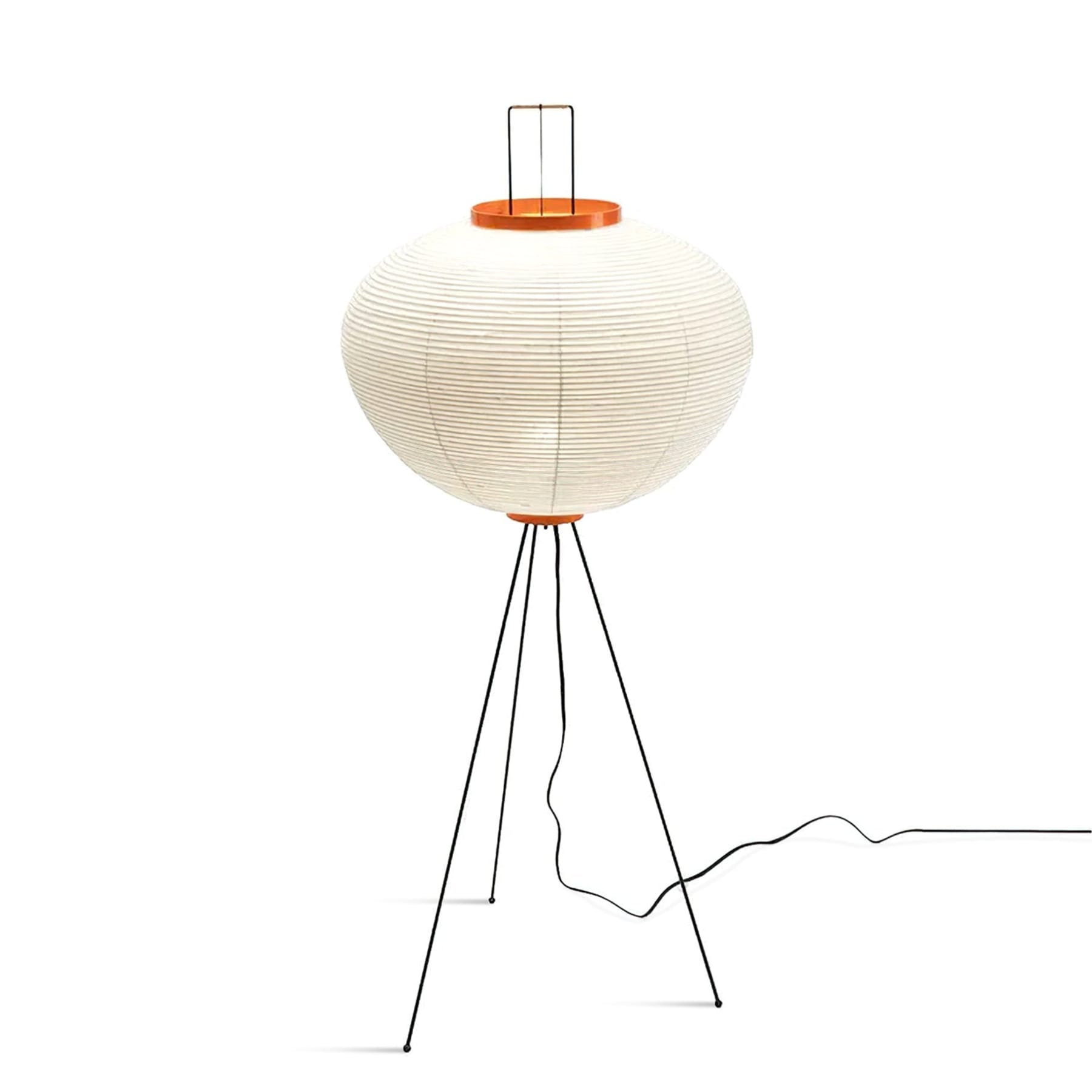 Modern Rice Paper Floor Lamp for Living Room and Bedroom — Halden Lighting