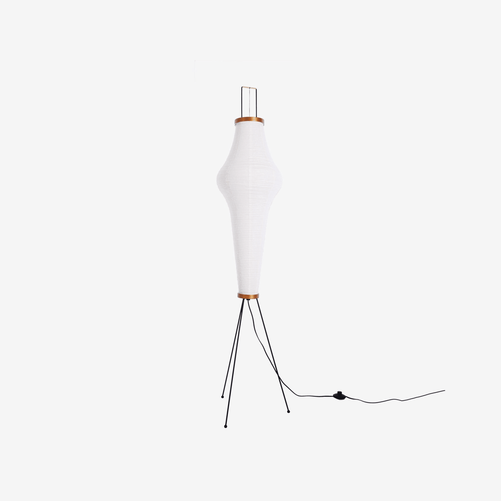 Modern Rice Paper Floor Lamp for Living Room and Bedroom — Halden Lighting
