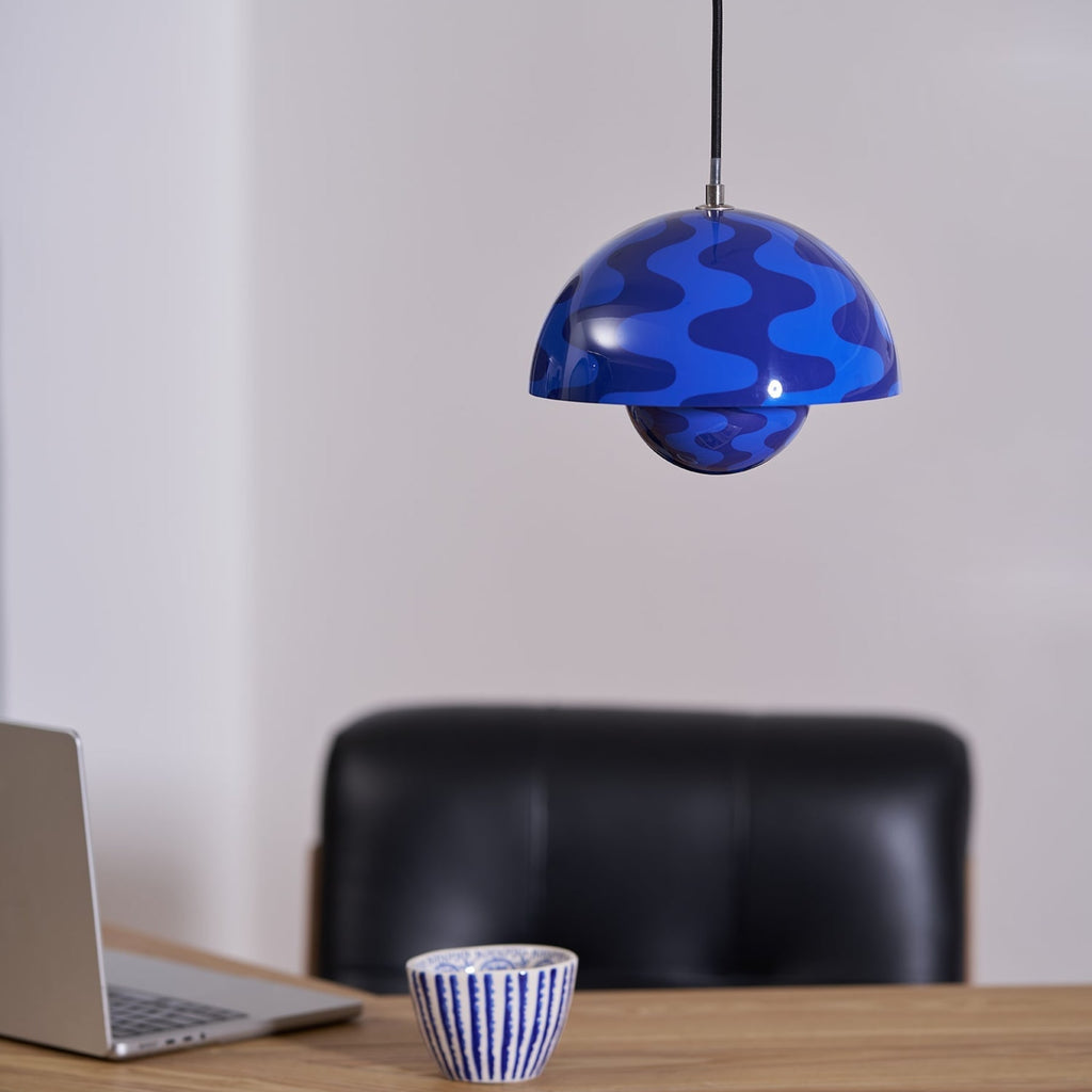 Modern Metal Dome Pendant Light With Integrated LED for Kitchen and Dining — Halden Lighting