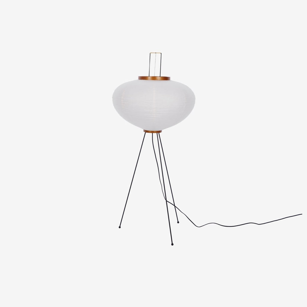 Modern Rice Paper Floor Lamp for Living Room and Bedroom — Halden Lighting
