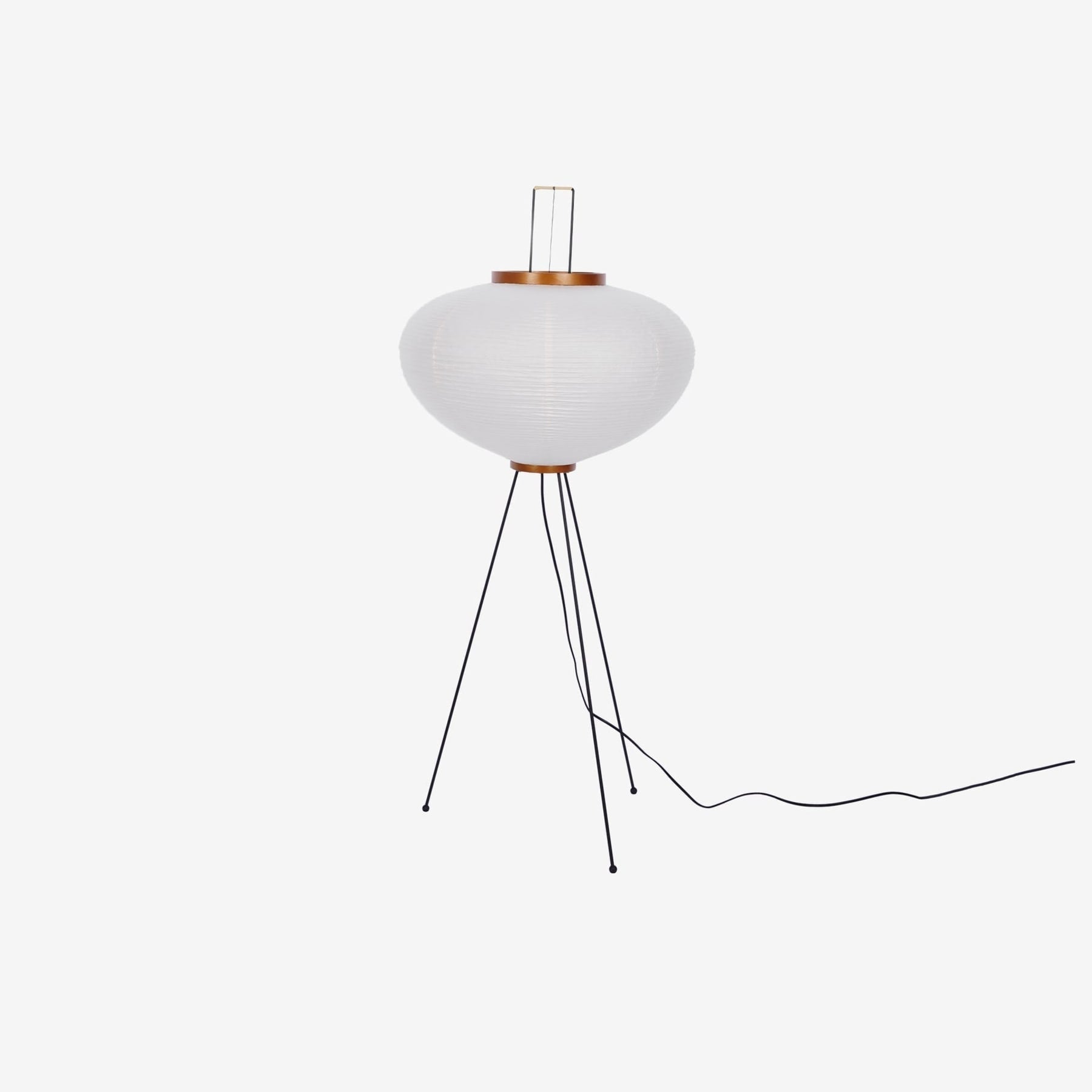 Modern Rice Paper Floor Lamp for Living Room and Bedroom — Halden Lighting