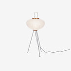 Modern Rice Paper Floor Lamp for Living Room and Bedroom — Halden Lighting