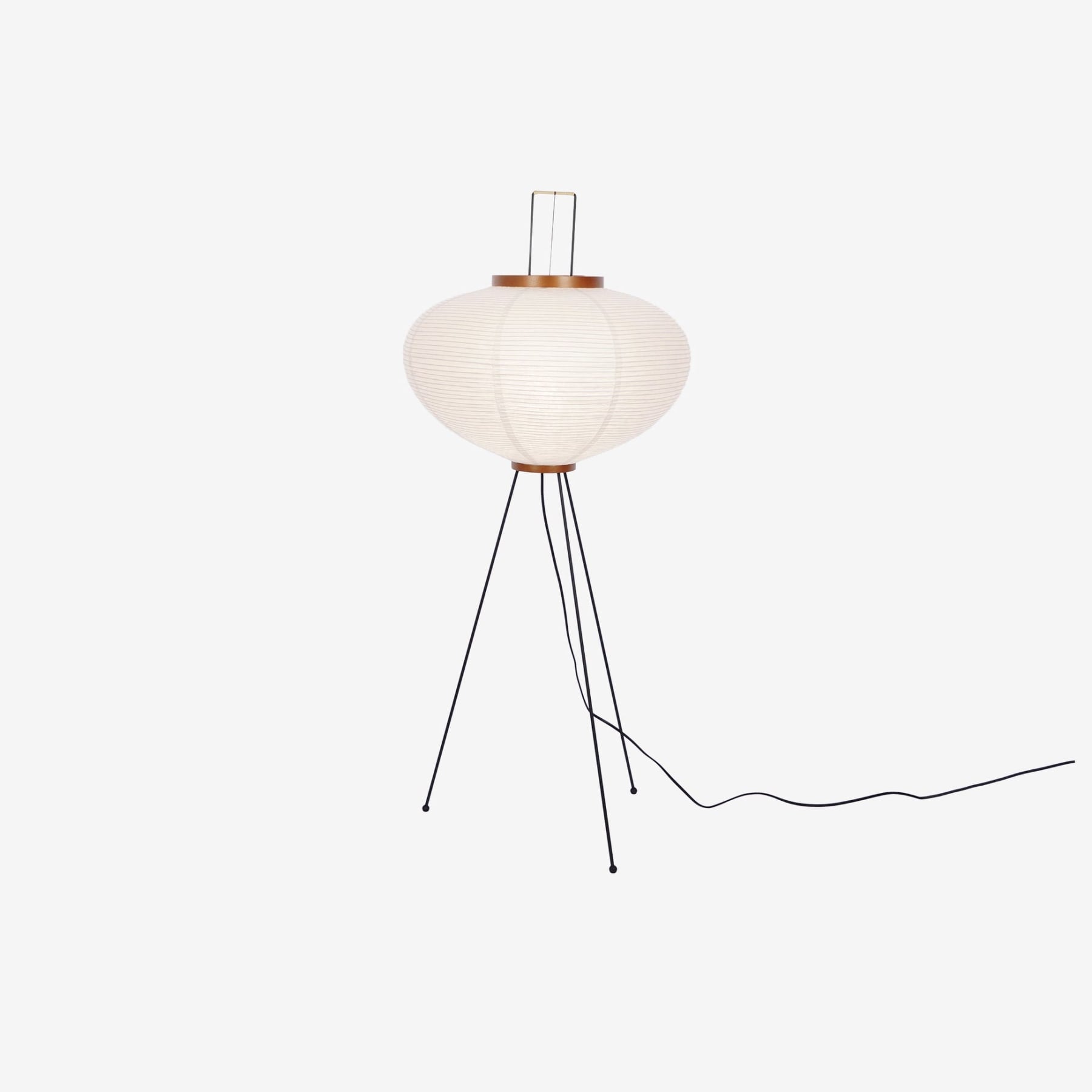 Modern Rice Paper Floor Lamp for Living Room and Bedroom — Halden Lighting
