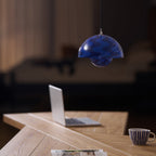 Modern Metal Dome Pendant Light With Integrated LED for Kitchen and Dining — Halden Lighting