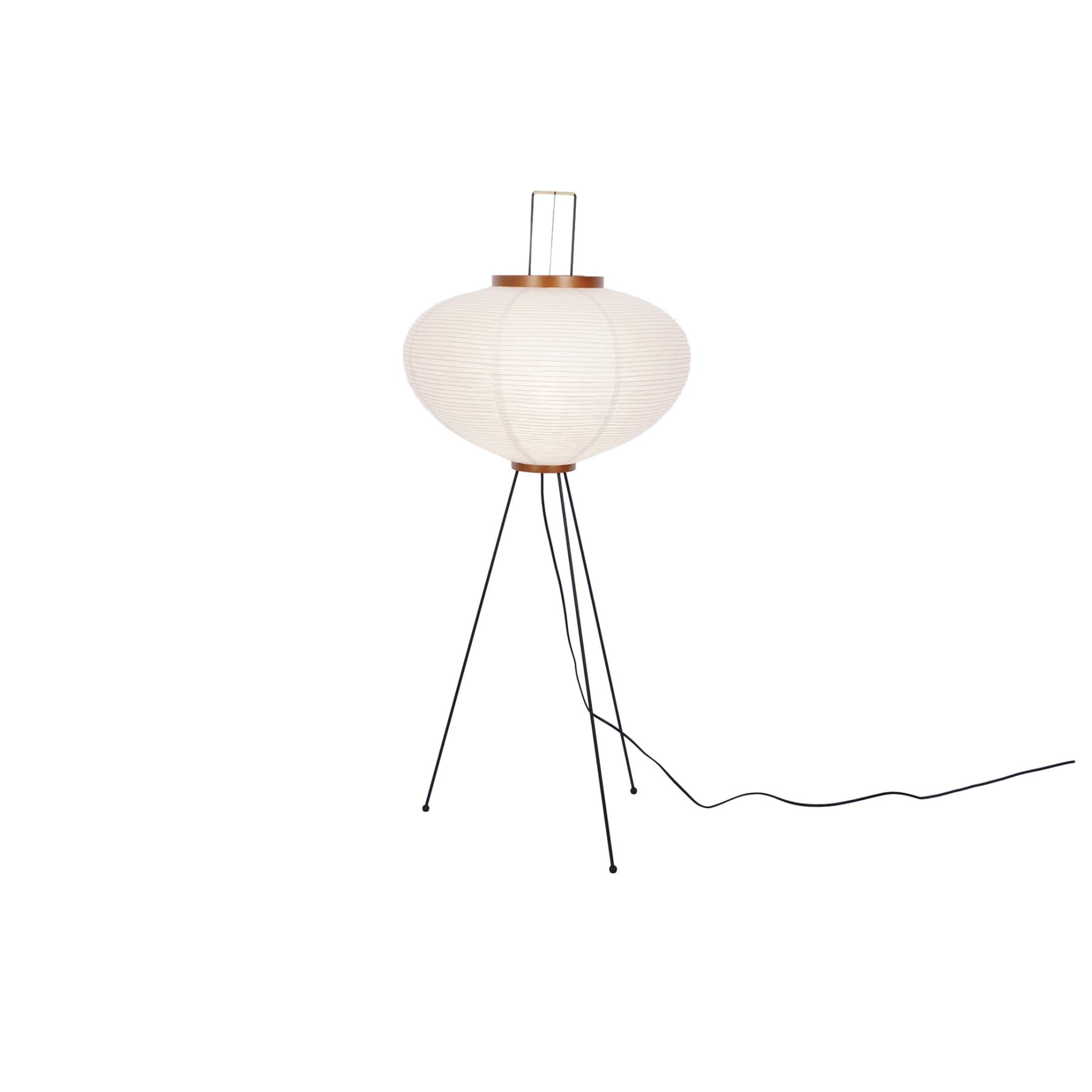 Modern Rice Paper Floor Lamp for Living Room and Bedroom — Halden Lighting