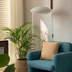 Retro Silk and Walnut Wall Light With Warm LED Glow — Halden Lighting