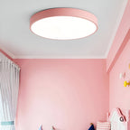 Modern Metal Flush Mount Ceiling Light With Stepless Dimming — Halden Lighting