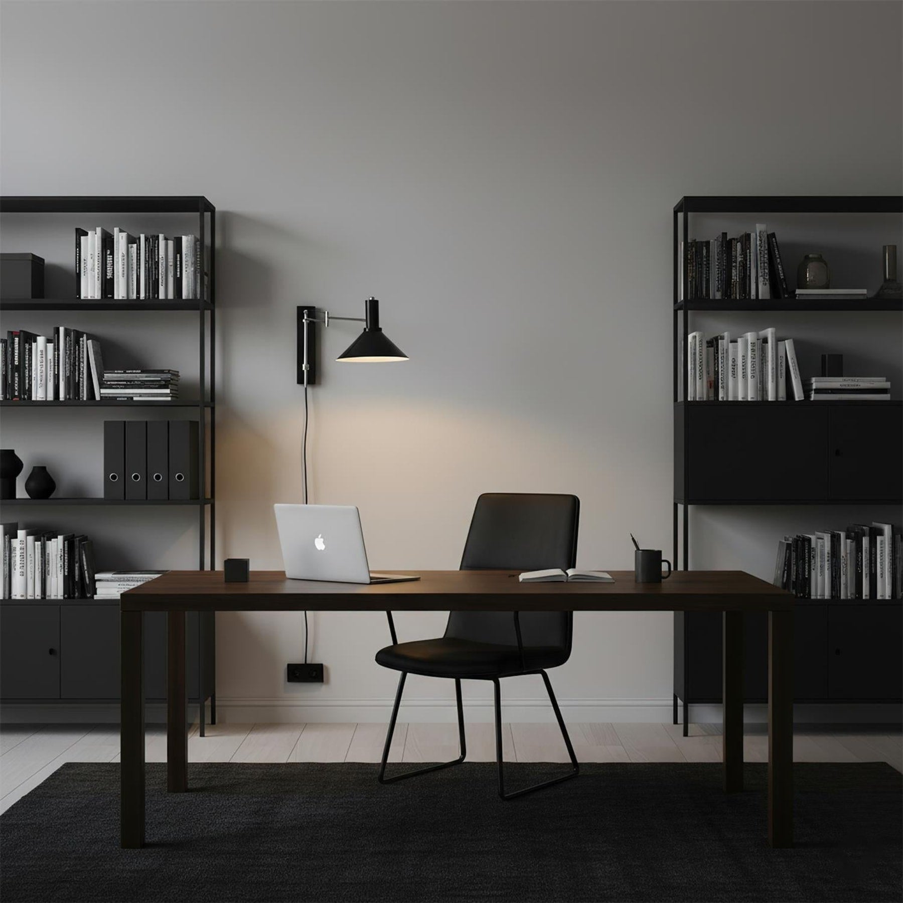 Retro Metal Wall Light With Tri-Colour LED Glow — Halden Lighting