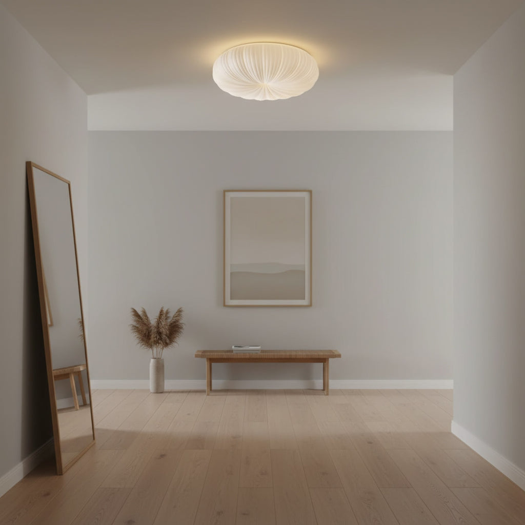 Modern Round Flush Mount Ceiling Light for Living Room — Halden Lighting