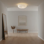 Modern Round Flush Mount Ceiling Light for Living Room — Halden Lighting