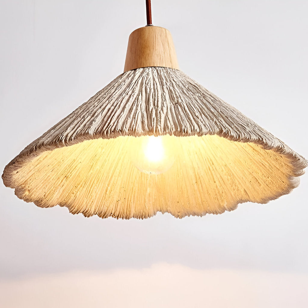 Modern Concrete Pendant Light With Warm LED Glow — Halden Lighting