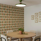 Modern Metal Semi-Flush Ceiling Light With Tri-Colour Dimming — Halden Lighting