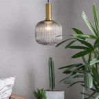 Modern Glass Pendant Light With Warm LED Glow — Halden Lighting
