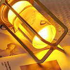 Modern Metal Rechargeable Table Lamp With Tri-Colour Dimming — Halden Lighting