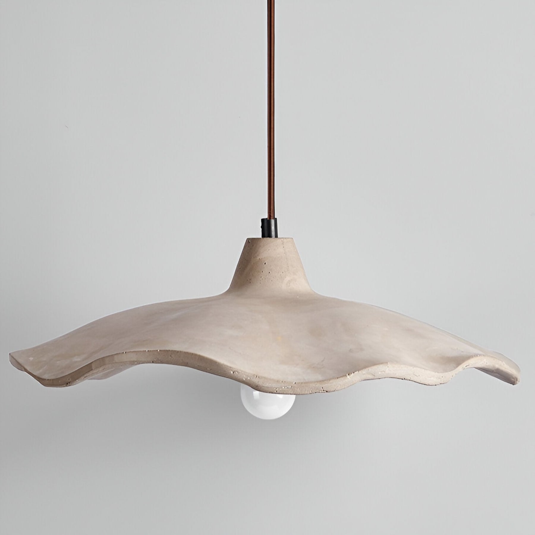 Modern Concrete Pendant Light for Dining and Kitchen — Halden Lighting