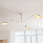 Modern Linear Metal Ceiling Light for Living Room — Halden Lighting