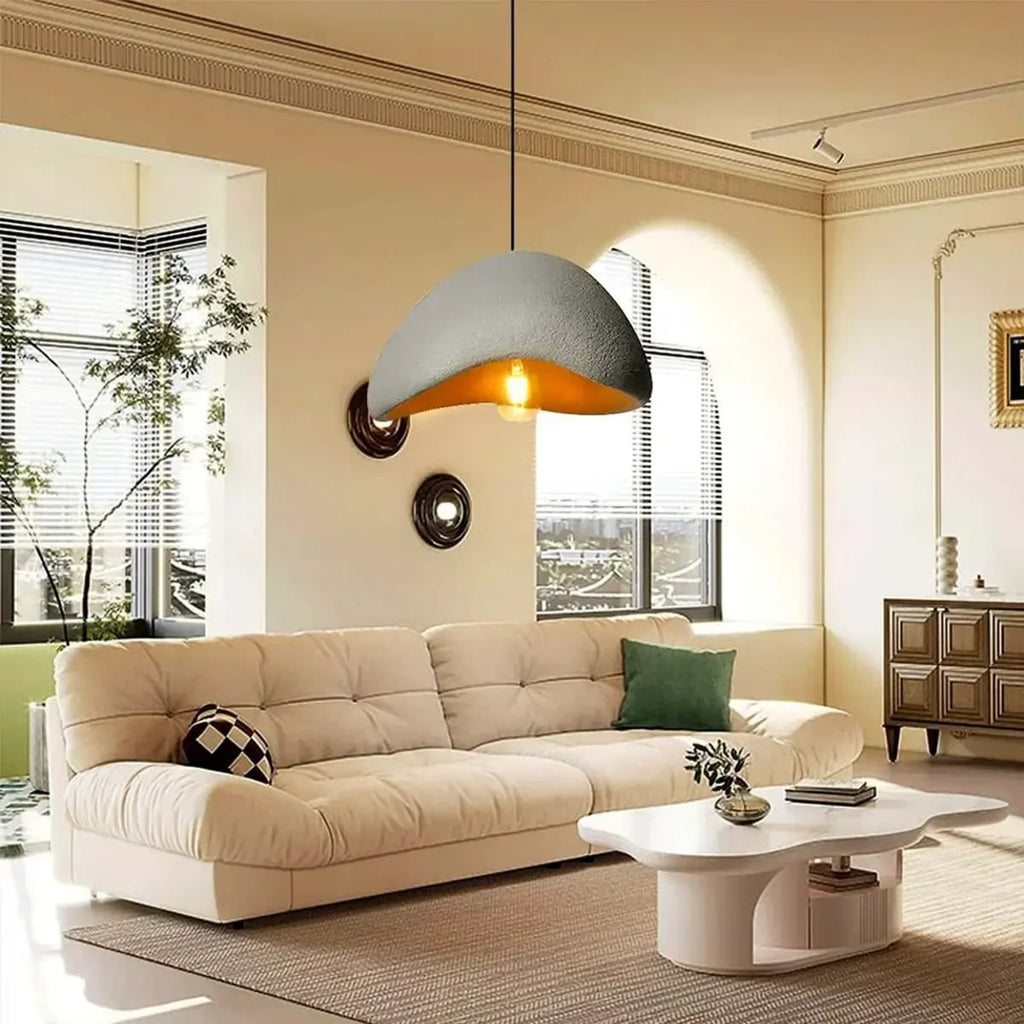 Modern Resin Pendant Light for Living Room and Dining Room — Halden Lighting