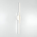 Modern Metal Wall Light for Bedroom and Living Room in White — Halden Lighting