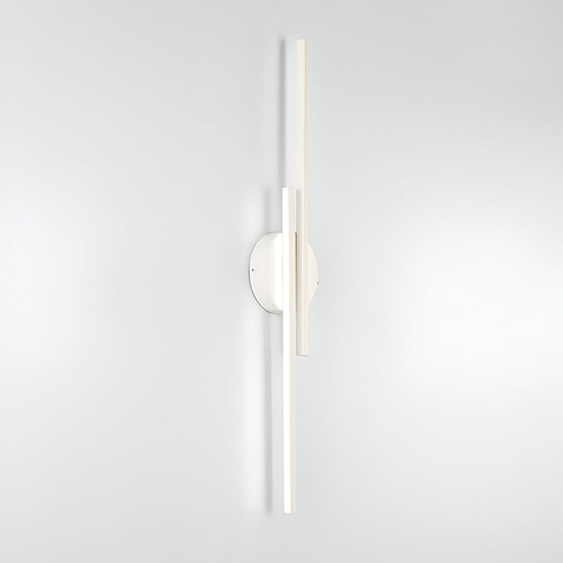 Modern Metal Wall Light for Bedroom and Living Room in White — Halden Lighting