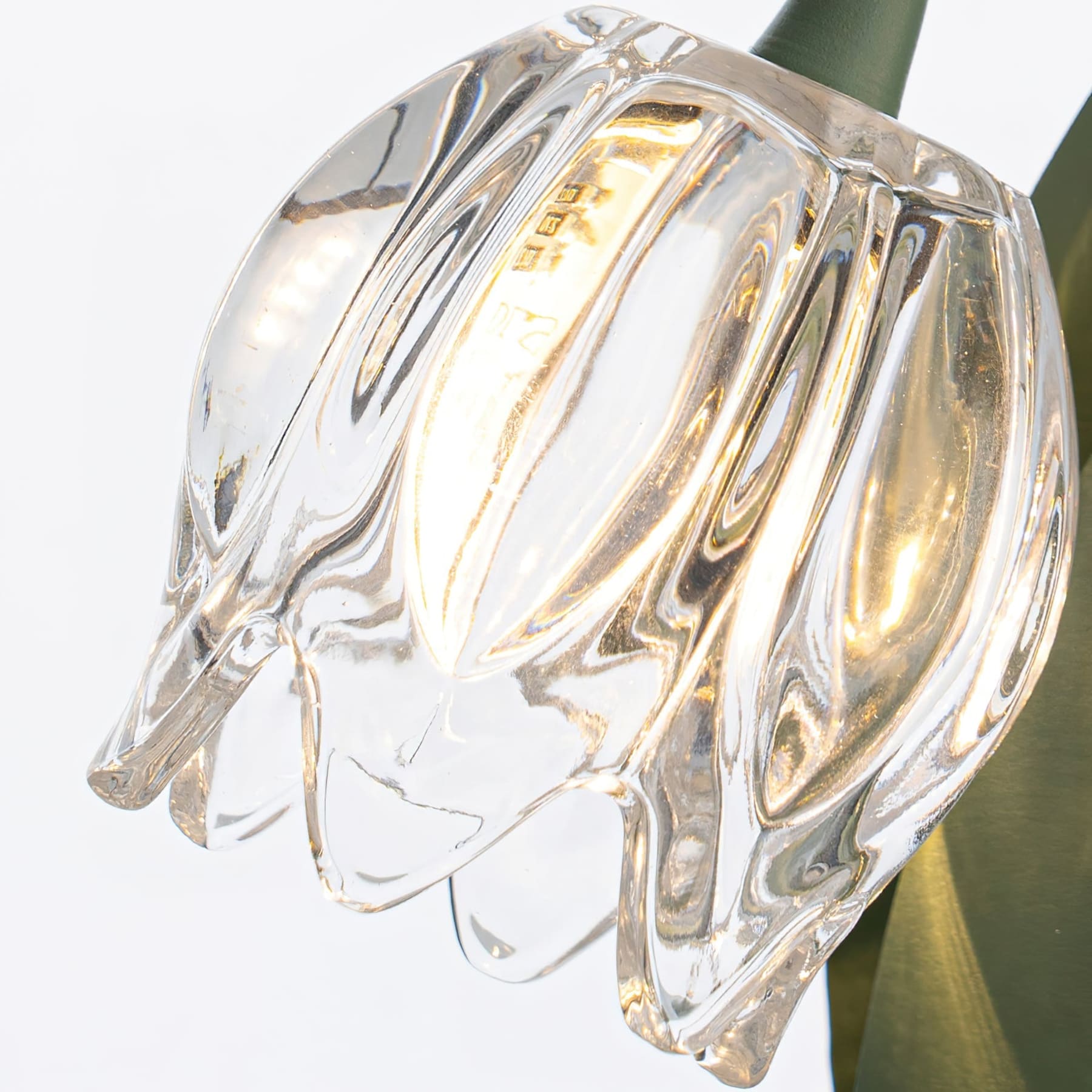 Retro Glass Table Lamp With Warm LED Glow — Halden Lighting