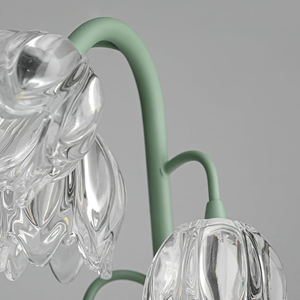 Retro Glass Table Lamp With Warm LED Glow — Halden Lighting