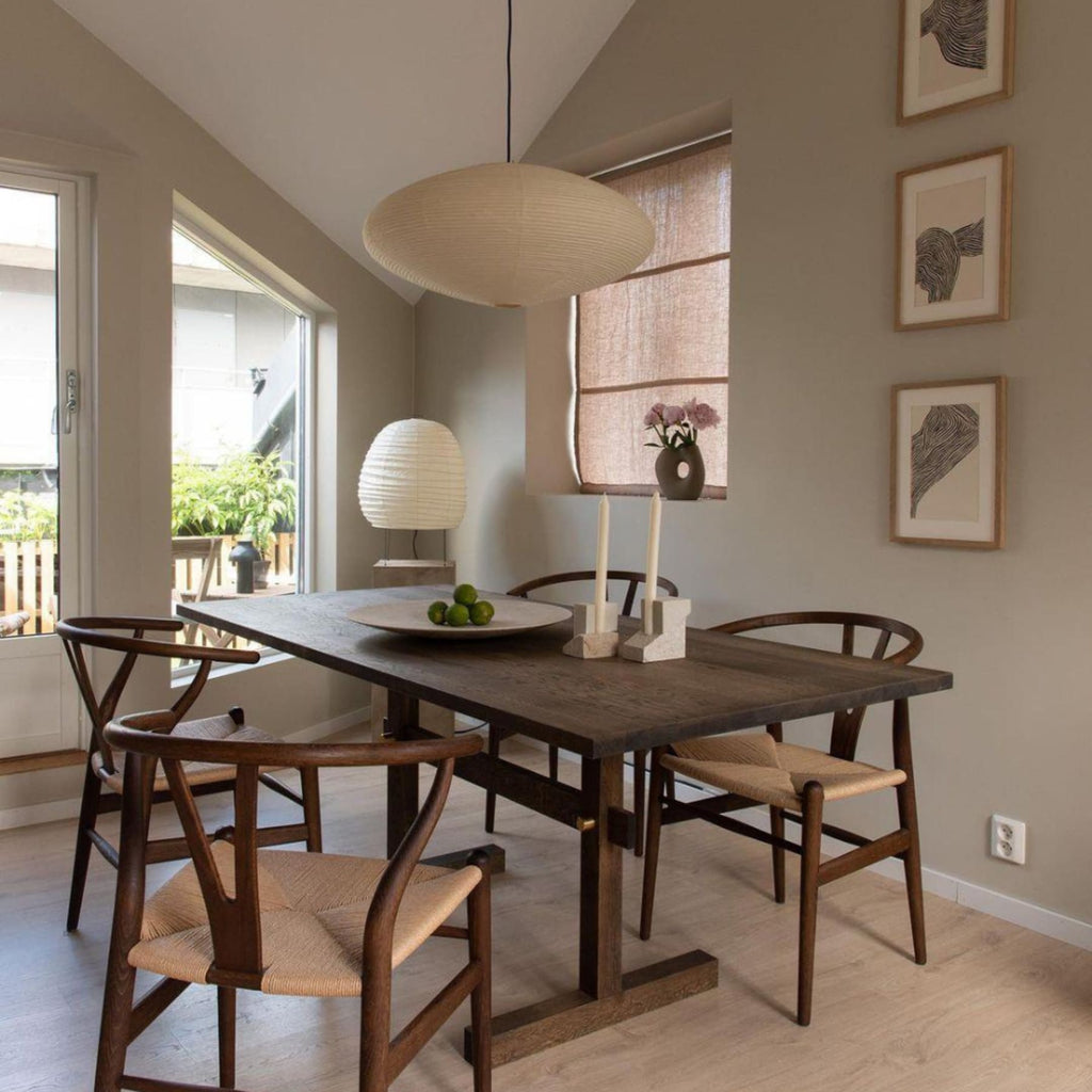 Scandinavian Paper Pendant Light With Warm LED Glow — Halden Lighting