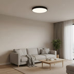 Modern Metal Flush Mount Ceiling Light With Stepless Dimming — Halden Lighting
