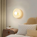 Retro Glass Flush Mount Ceiling Light With Warm LED Glow — Halden Lighting