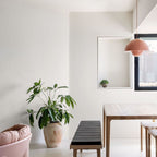 Modern Metal Dome Pendant Light With Integrated LED for Kitchen and Dining — Halden Lighting