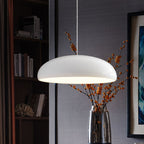 Modern Metal Pendant Light With Tri-Colour LED For Dining Room — Halden Lighting