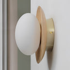 Modern Wood Wall Light for Living Room and Bedroom — Halden Lighting