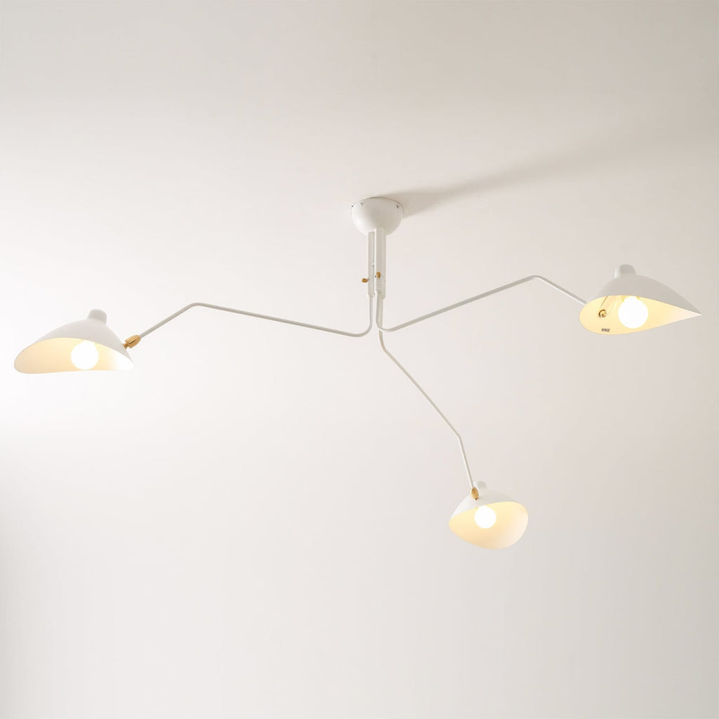 Modern Linear Metal Ceiling Light for Living Room — Halden Lighting