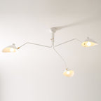 Modern Linear Metal Ceiling Light for Living Room — Halden Lighting