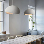 Modern Stone Pendant Light With Matte Finish for Living Room — Halden Lighting
