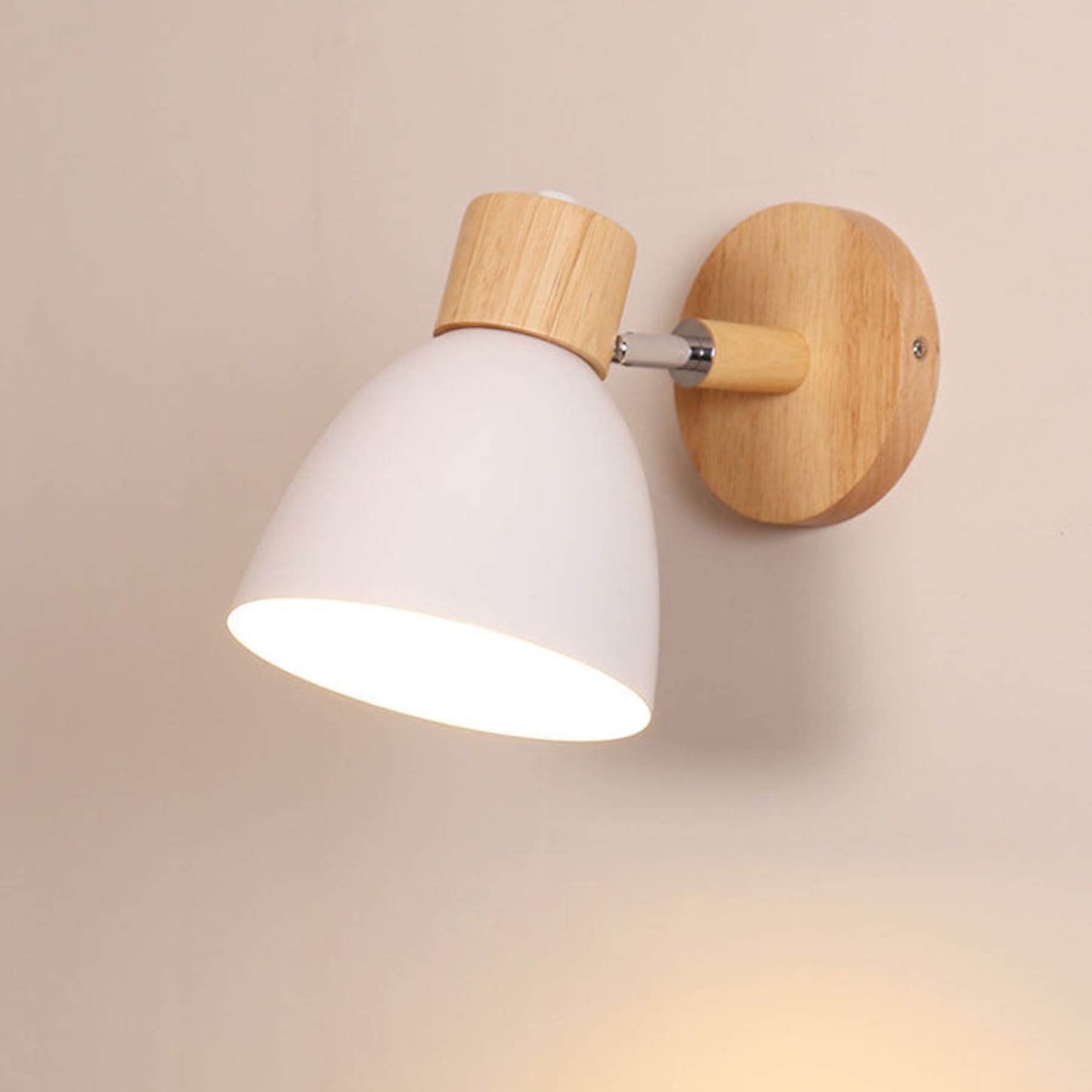 Modern Wood Wall Light With Matte Finish — Halden Lighting